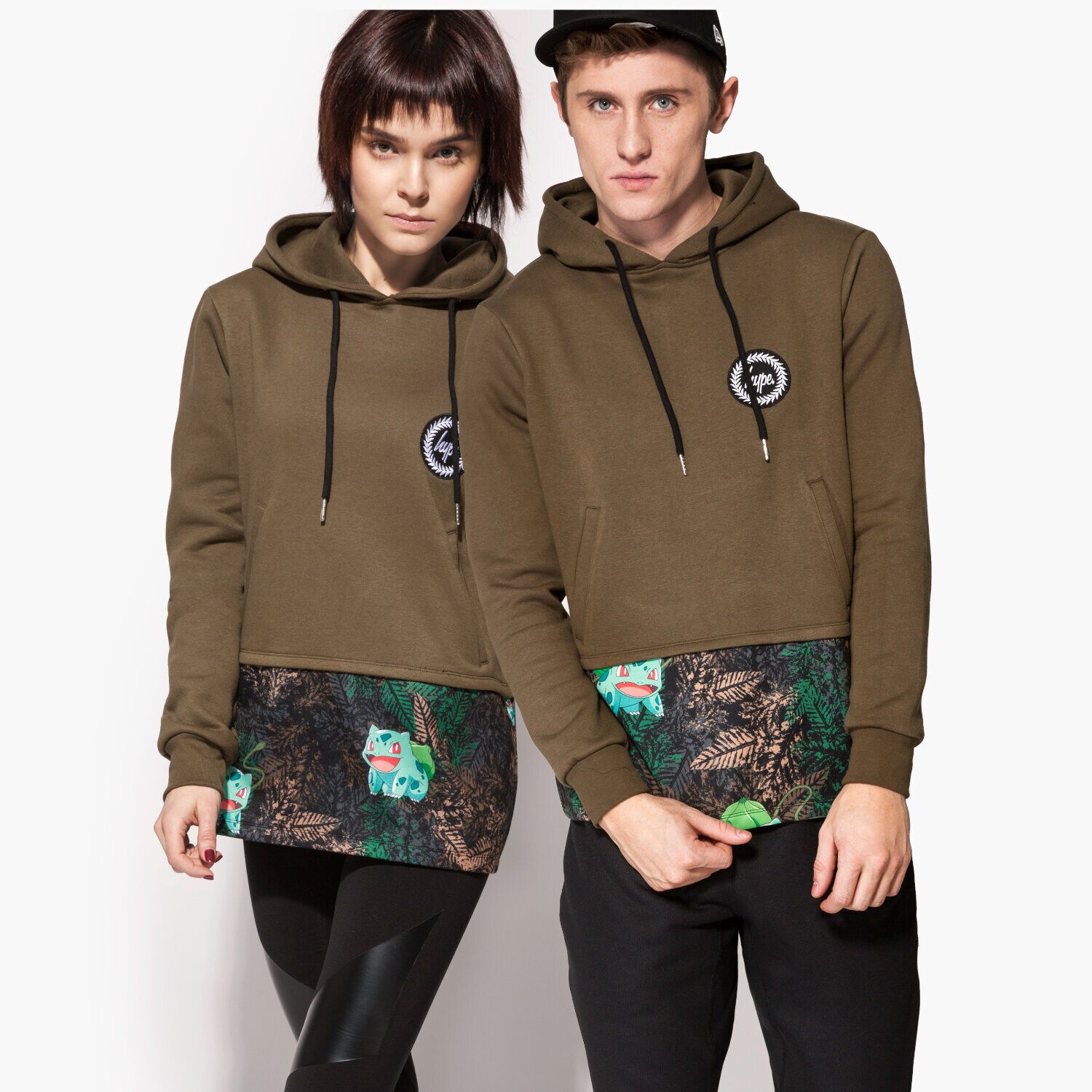 Femei bluză HYPE BLUZĂ BULBASAUR CAMO HPOK025 Kaki