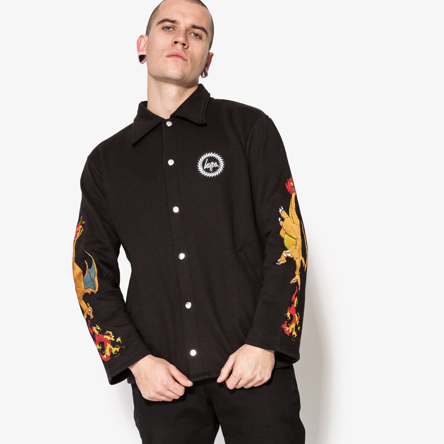 Femei bluză HYPE BLUZĂ CHARIZARD HPOK060 Negru