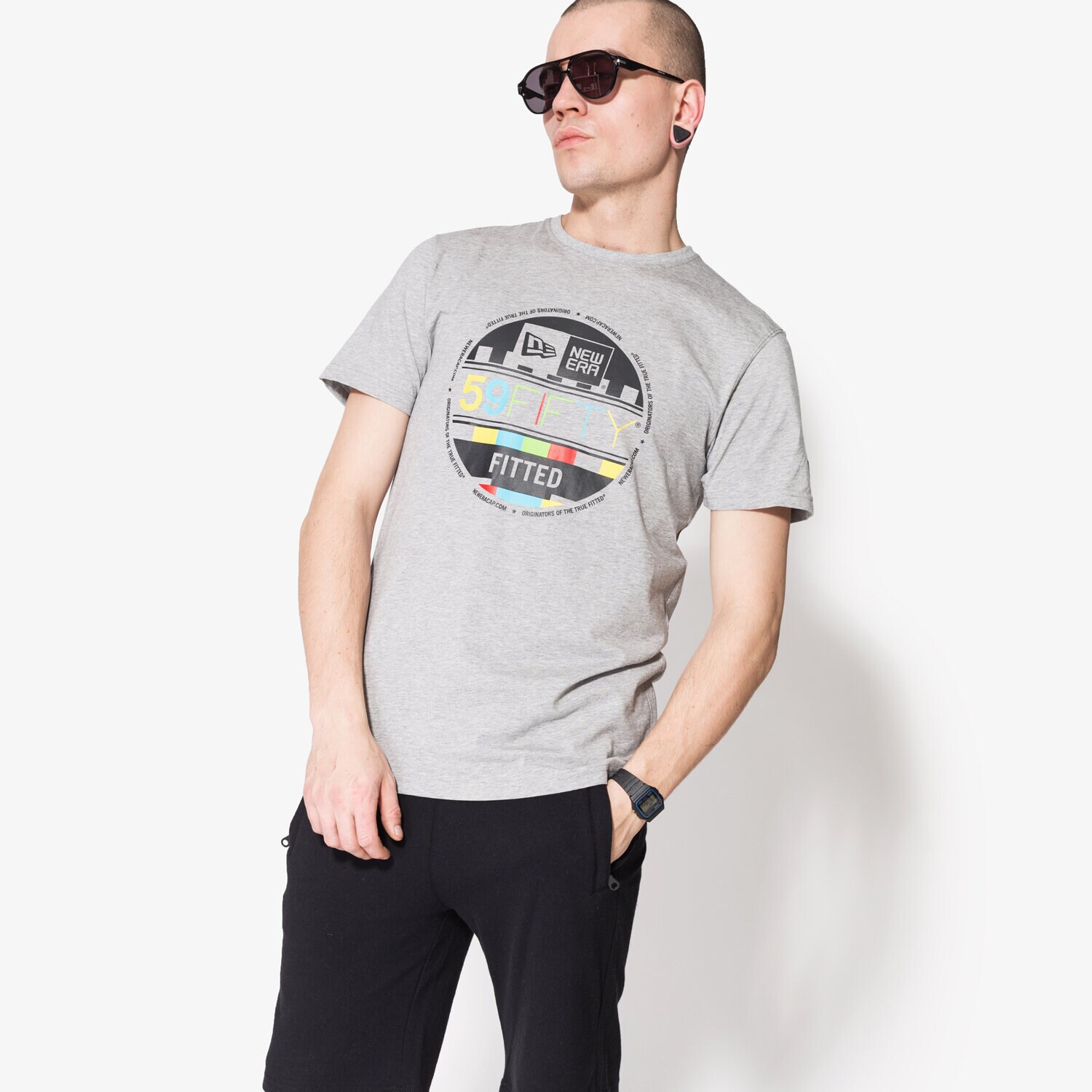 Bărbați tricou NEW ERA CĂMAȘĂ TEST SCREEN VS LGH 11422868 Gri