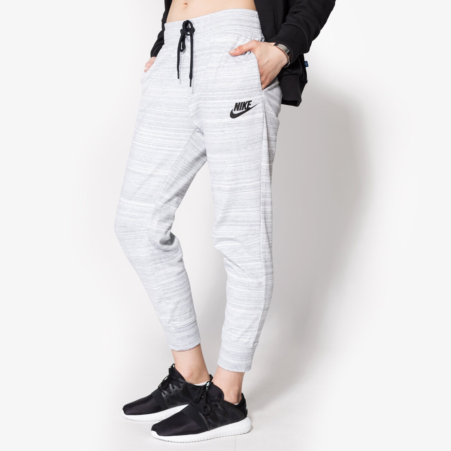 Femei pantaloni NIKE PANTALONI  NSW AV15 PANT KNT 837462100 Gri