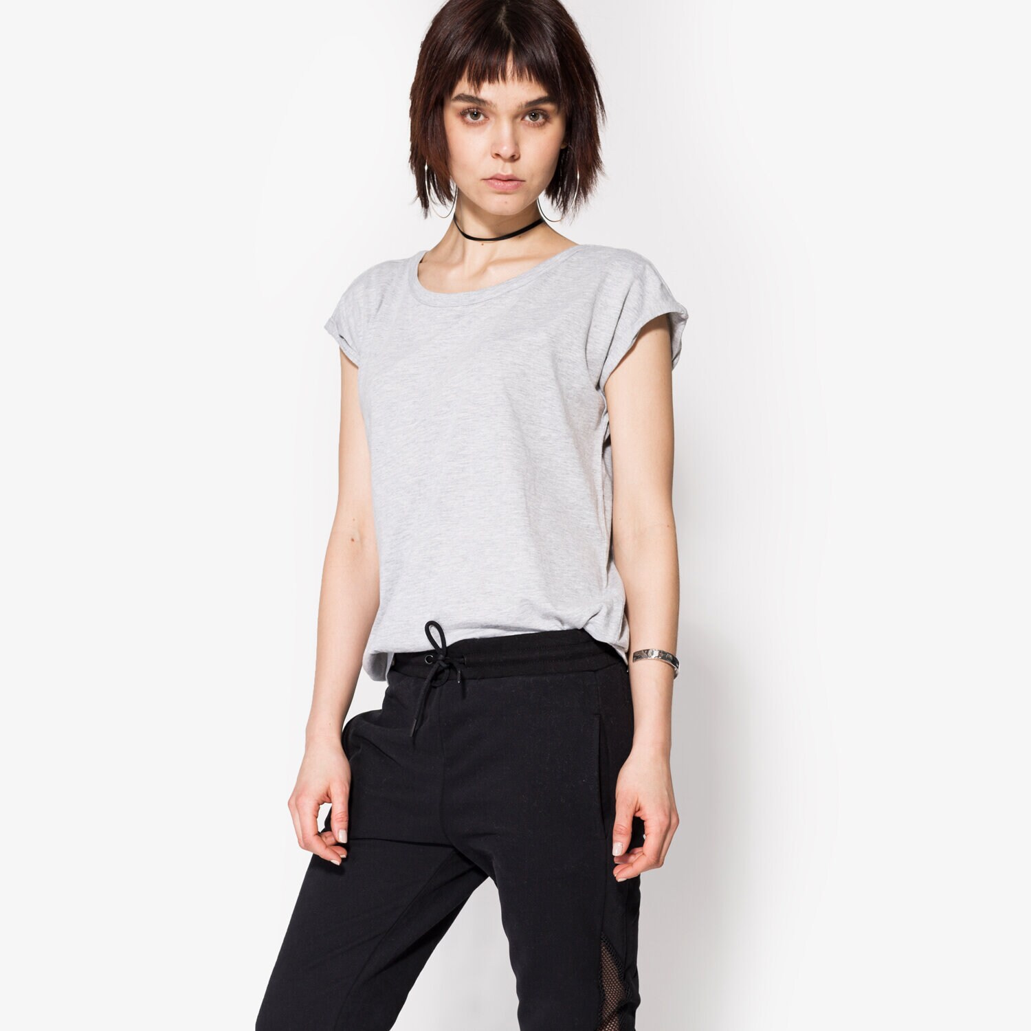 Femei tricou CONFRONT TRICOU SS KICK CF17TSD31001 Gri
