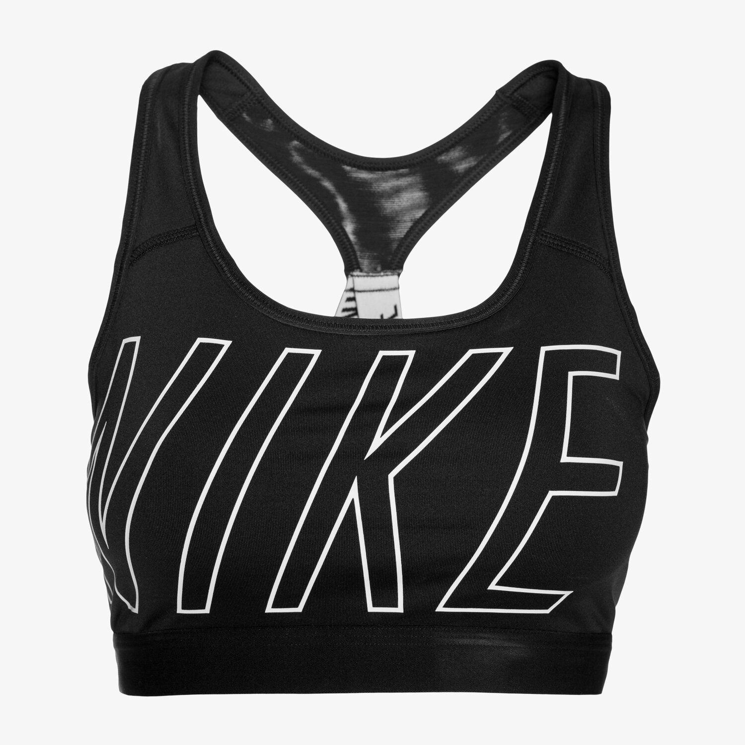 Femei tricou NIKE BUSTIERĂ PRO CLASSIC LOGO READ 847570010 Negru