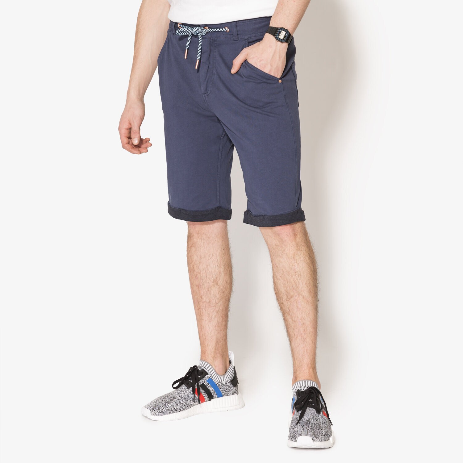 Femei pantaloni scurți CONFRONT PANTALONI SCURȚI ZIKU CF17SZM12002 Bleumarin