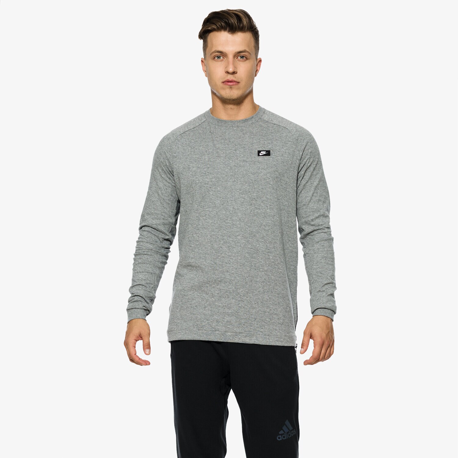 Bărbați bluză NIKE BLUZĂ NSW MODERN CREW LT WT 846350091 Gri