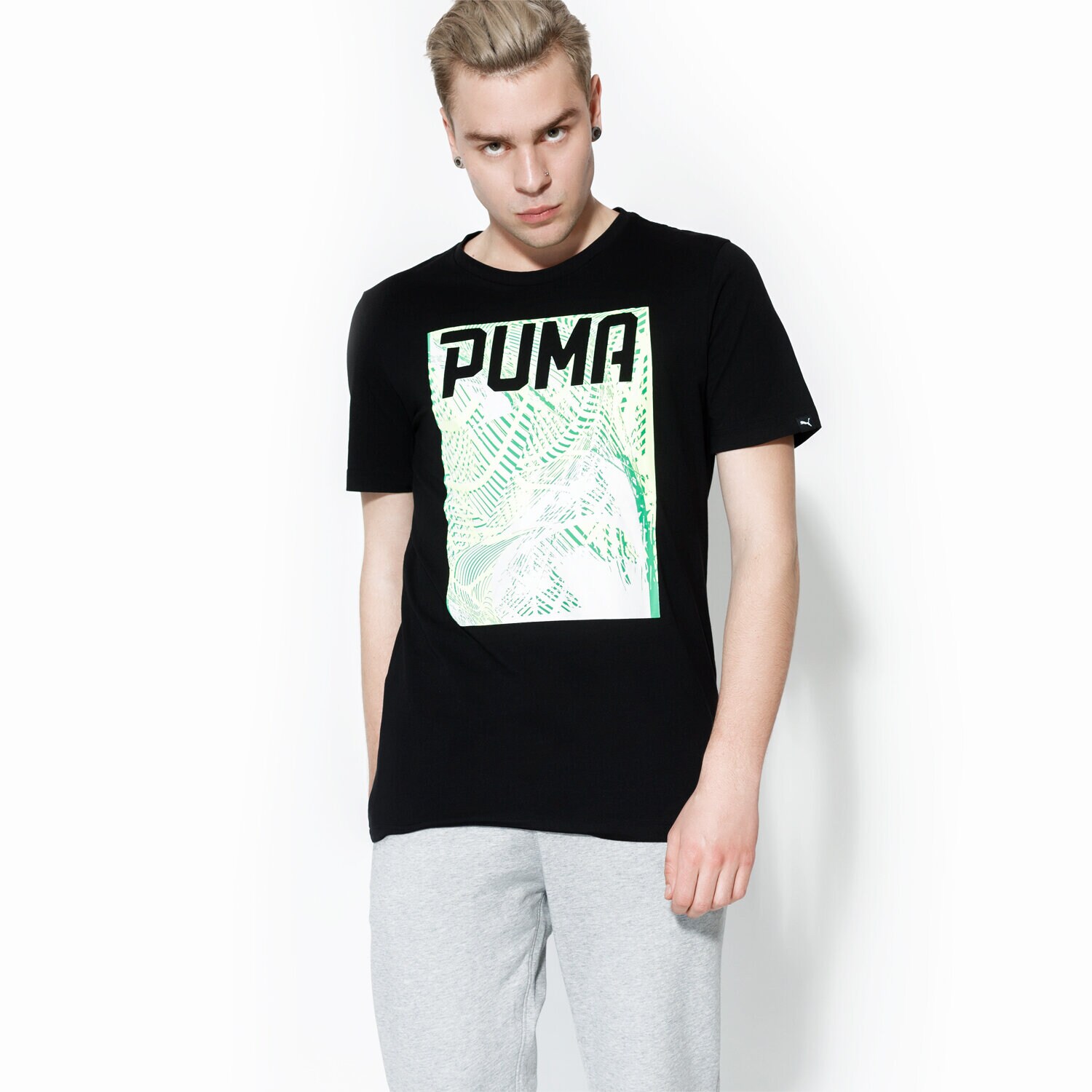 Bărbați tricou PUMA TRICOU SS DYNAMO TEE 59093401 Negru