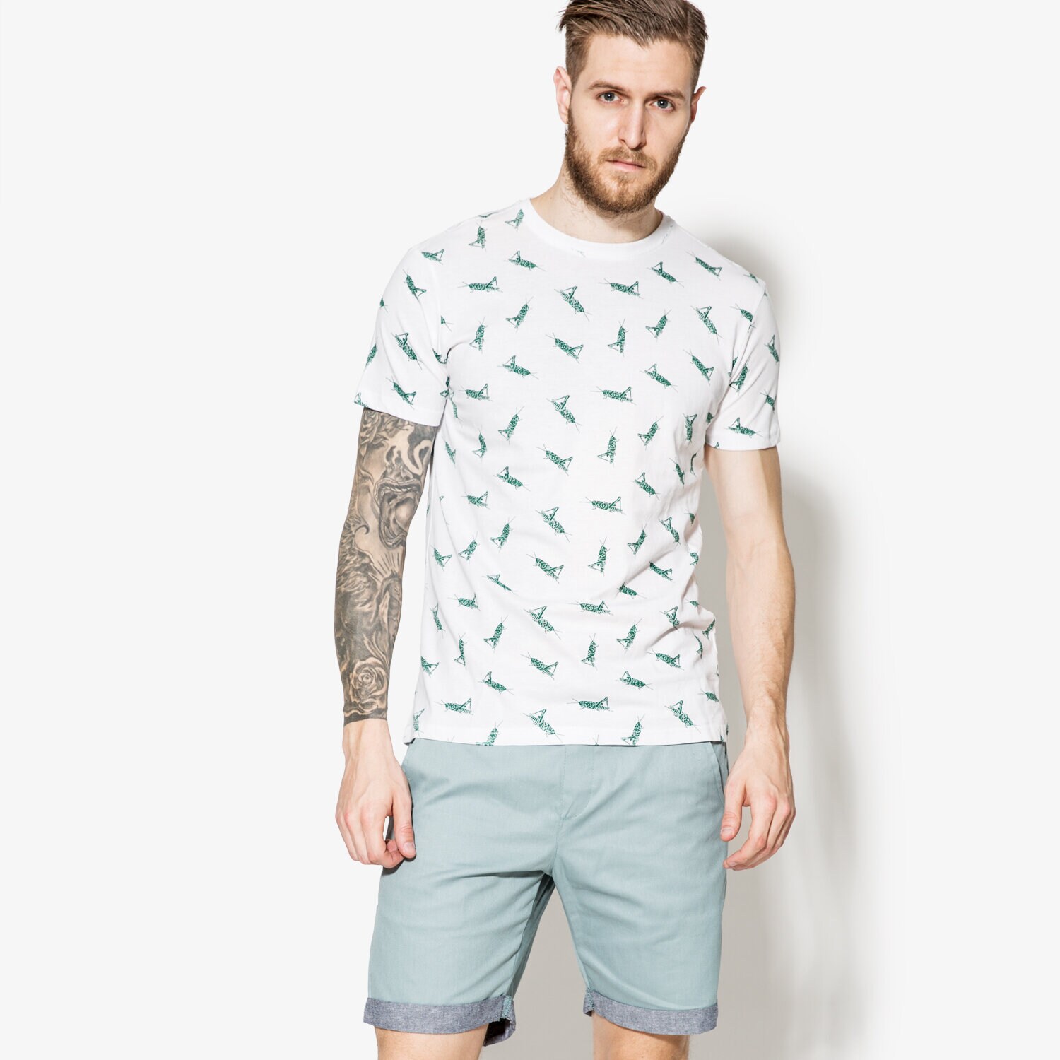 Bărbați tricou CONFRONT TRICOU SS CRICKETS CF17TSM87001 Alb