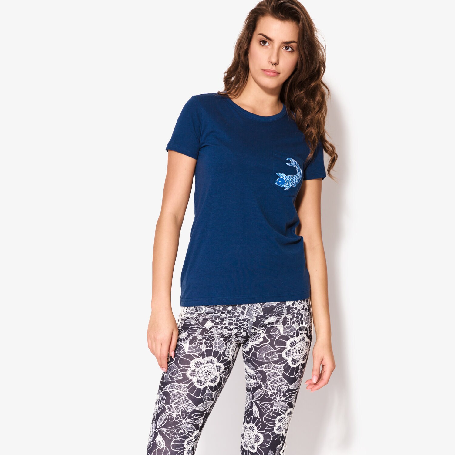 Femei tricou CONFRONT TRICOU SS UNIJE CF17TSD36001 Bleumarin