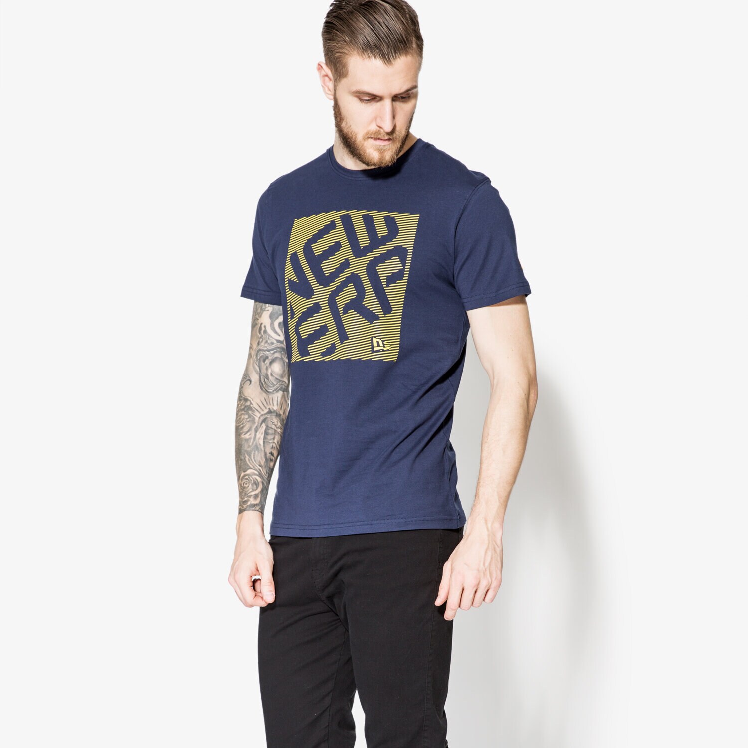 Bărbați tricou NEW ERA CĂMAȘĂ CAP WAVE OSB 11450949 Bleumarin