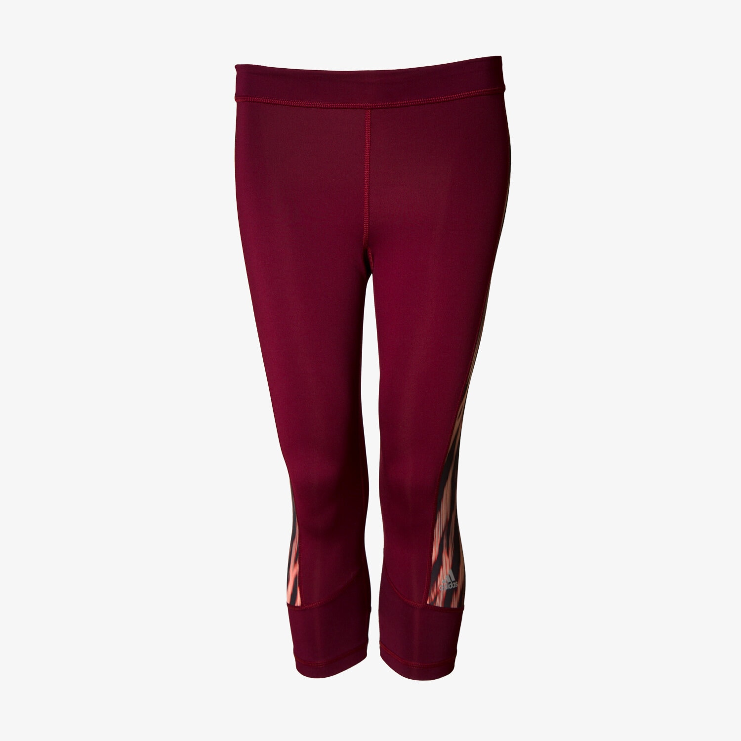 Femei pantaloni ADIDAS COLANȚI TF CAPRI PR1 BK2952 Bordo