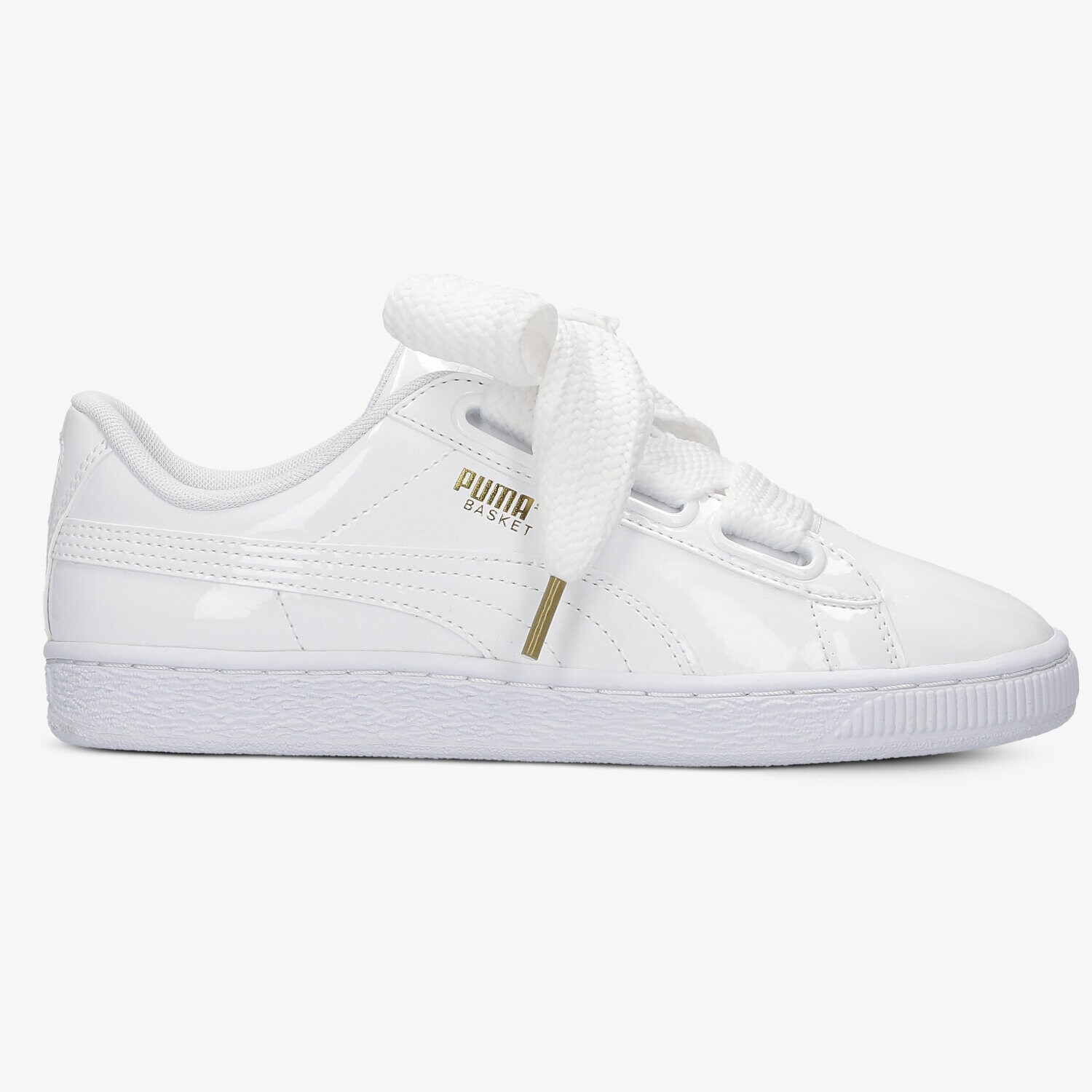 Femei pantofi sport PUMA BASKET HEART PATENT WN'S 36307302 Alb