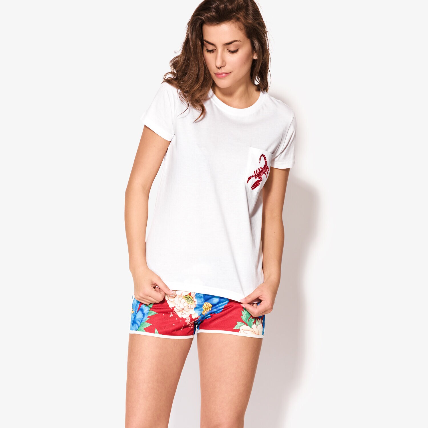 Femei tricou CONFRONT TRICOU SS MOLAT CF17TSD37001 Alb