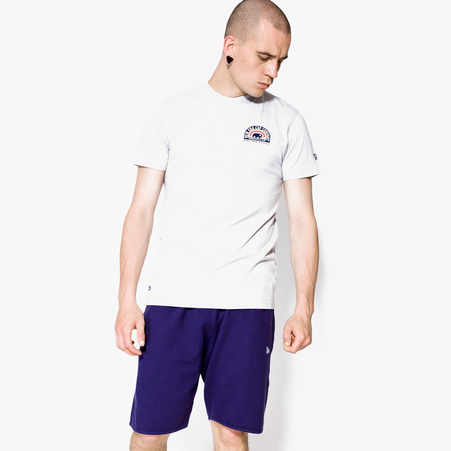 Bărbați tricou NEW ERA CĂMAȘĂ BEACH NE GRA 11409859 Gri