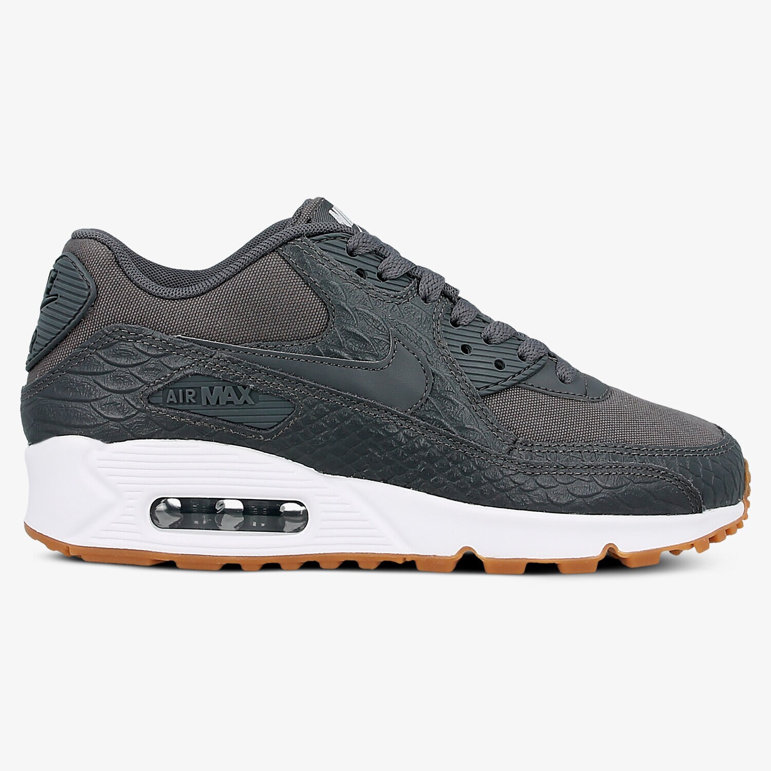 Femei pantofi sport NIKE WMNS AIR MAX 90 PRM 896497003 Gri