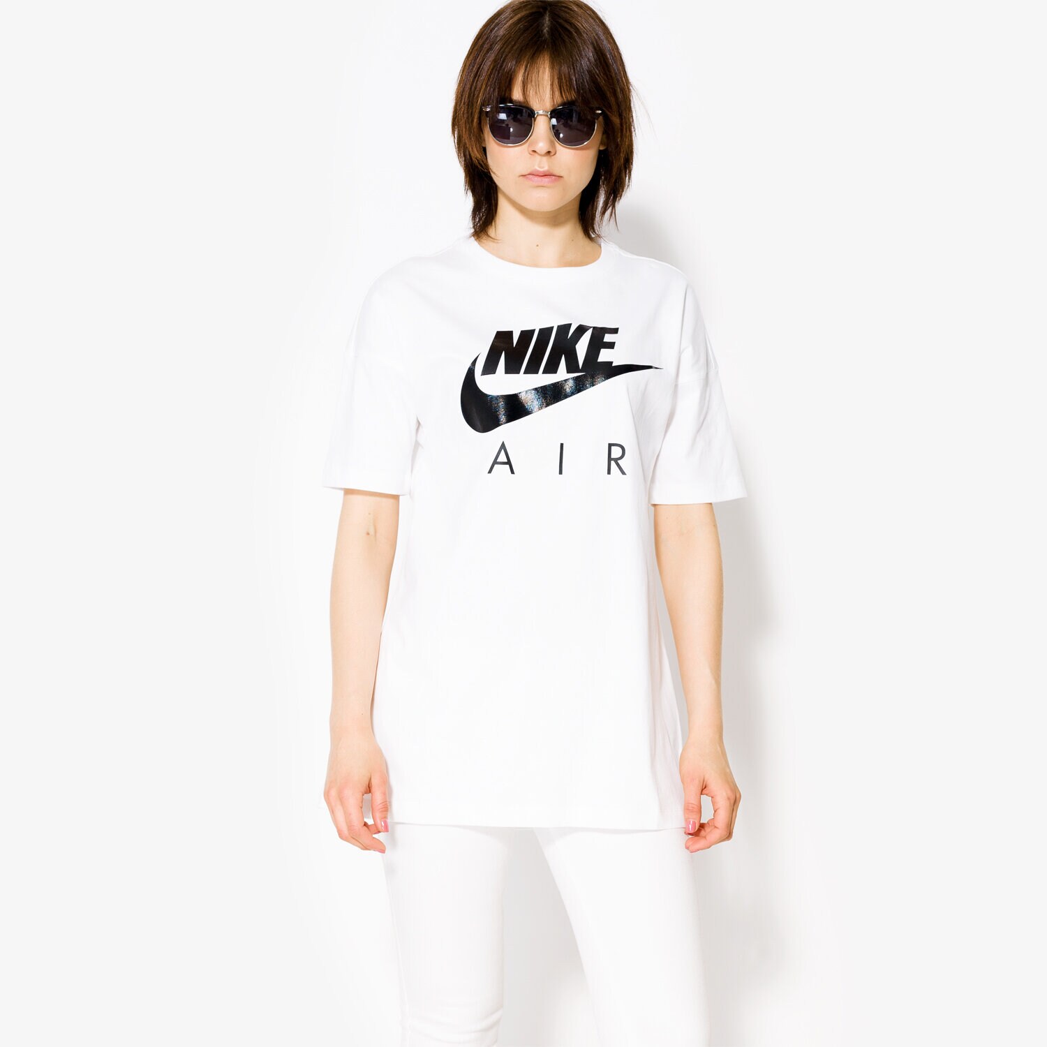 Femei tricou NIKE TRICOU SS W NSW TOP SS AIR BF 875576101 Alb