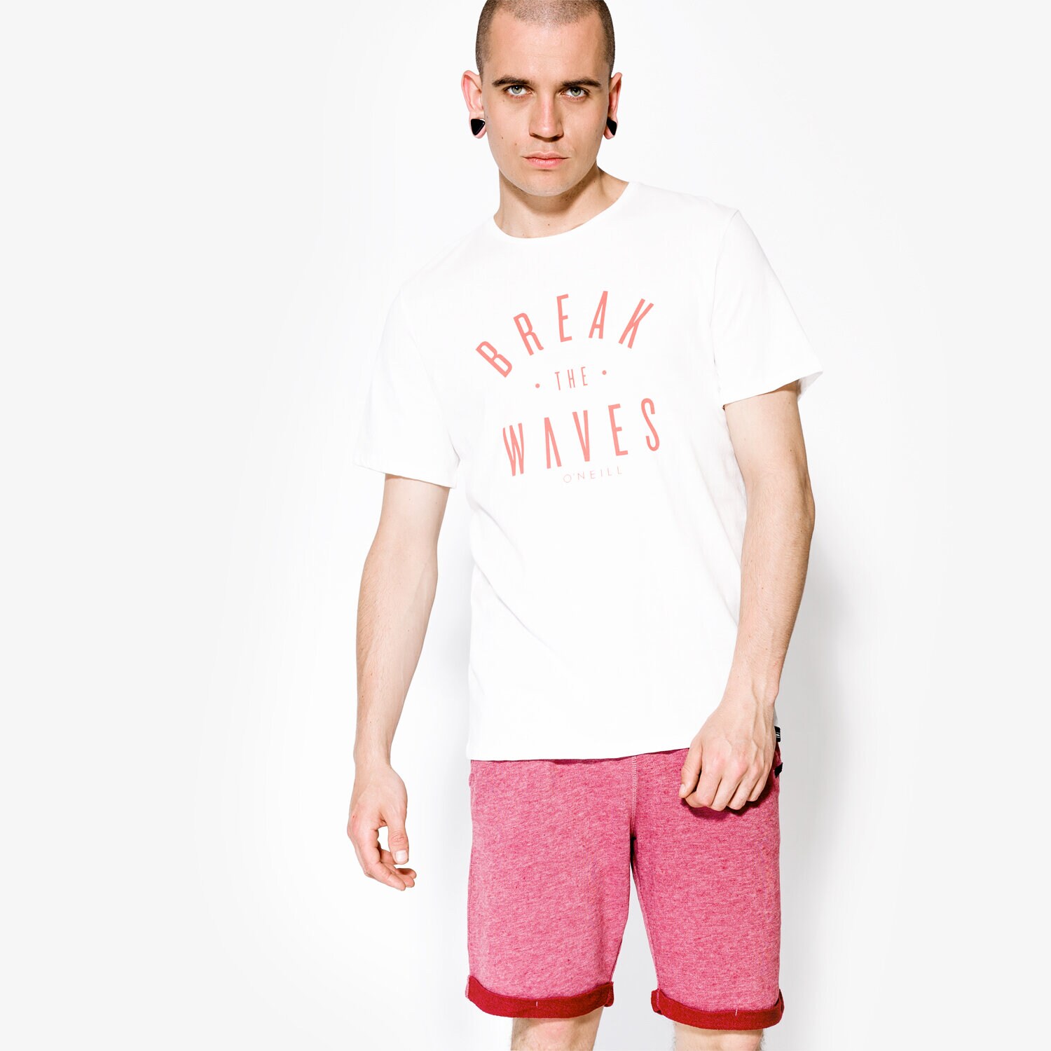 Bărbați tricou O'NEILL TRICOU SS WAVES 7A37201030 Alb
