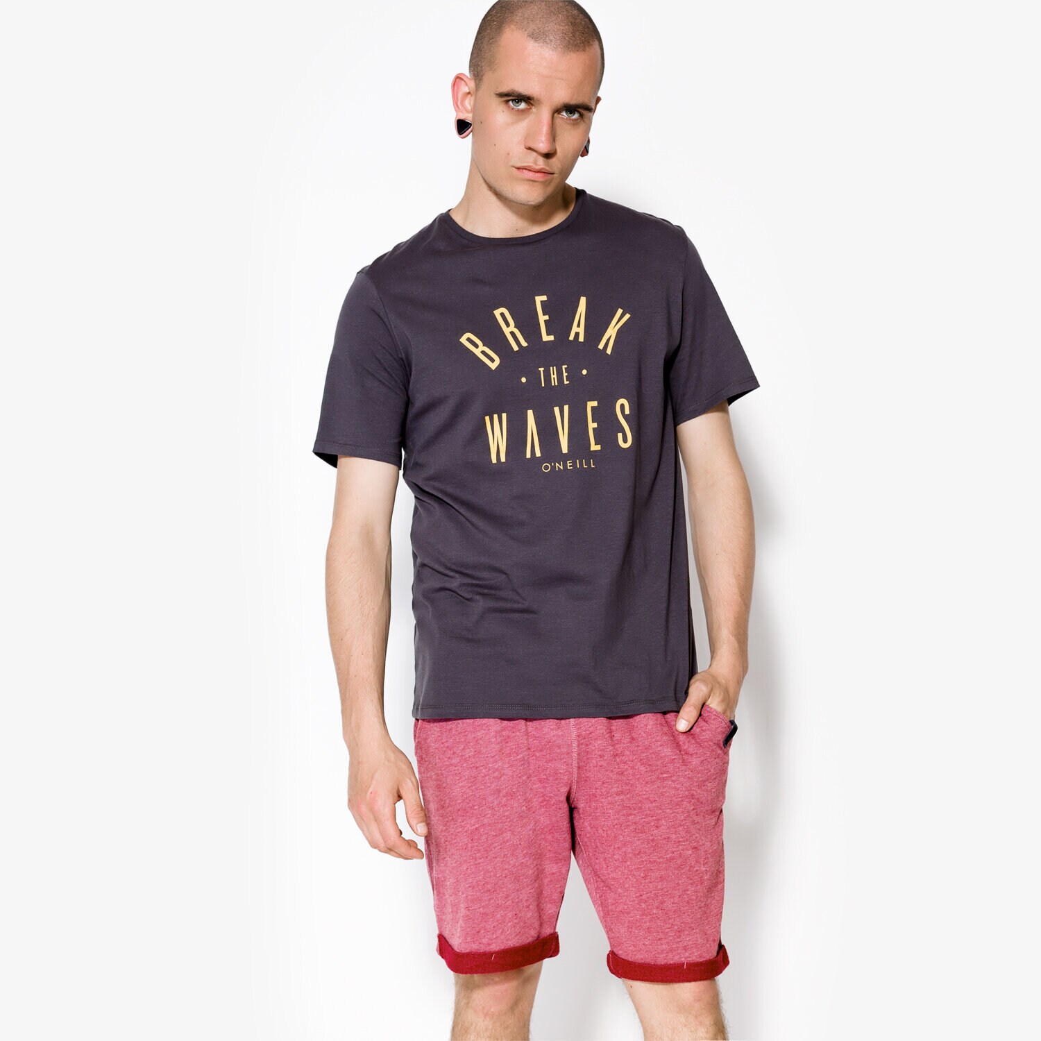 Bărbați tricou O'NEILL TRICOU SS WAVES 7A37208026 Negru