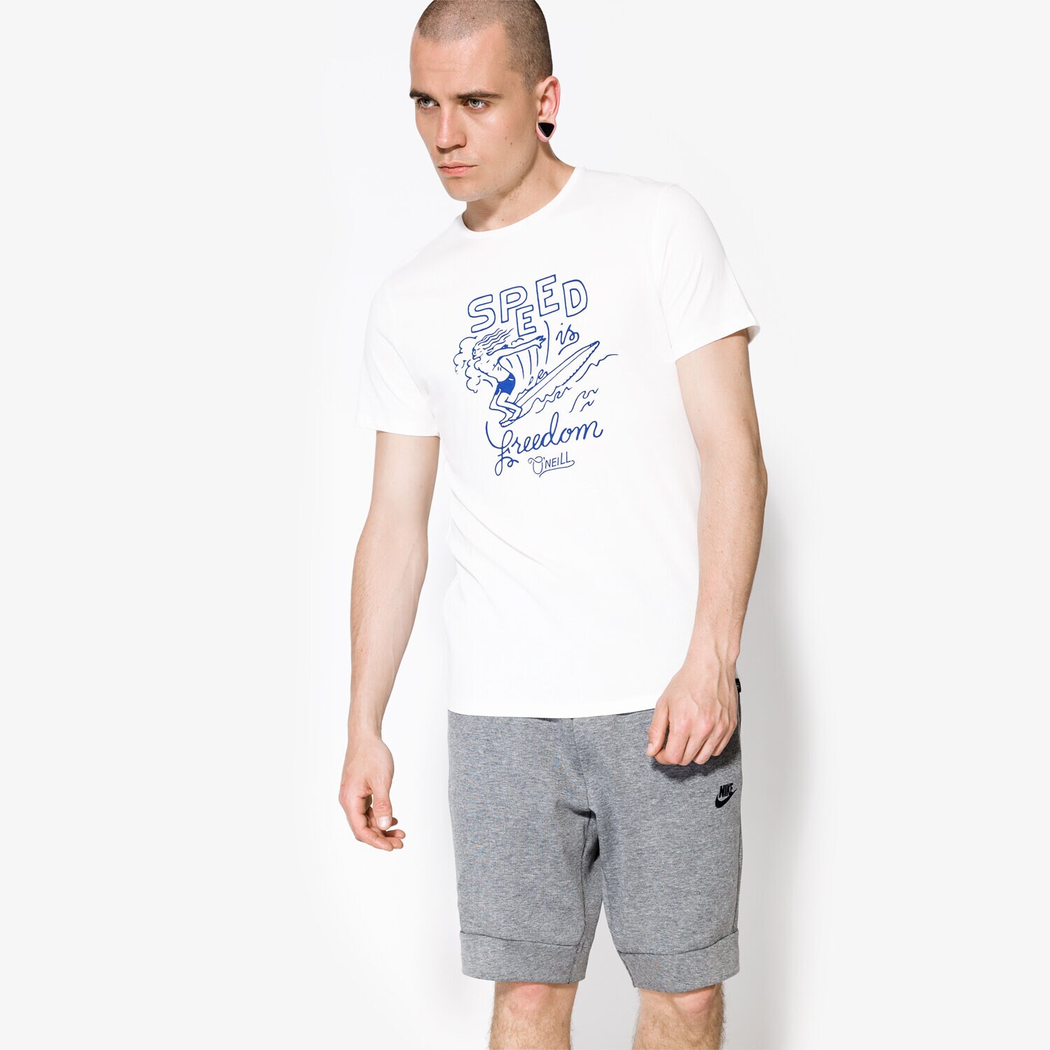 Bărbați tricou O'NEILL TRICOU SS FREEDOM 7A37221030 Alb