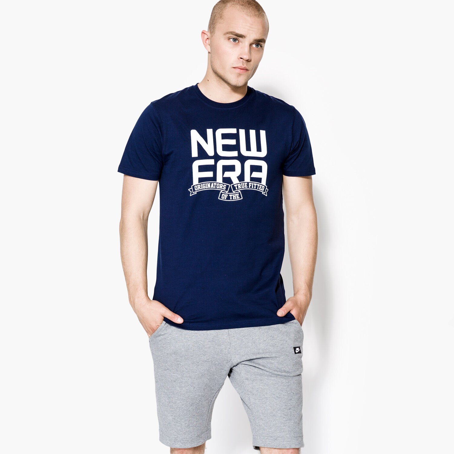 Bărbați tricou NEW ERA CĂMAȘĂ STACK AND BANNER OSB 11475072 Bleumarin