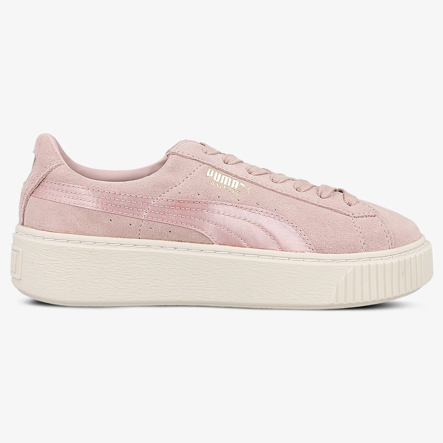 Femei pantofi sport PUMA SUEDE PLATFORM SATIN 36582803 Roz
