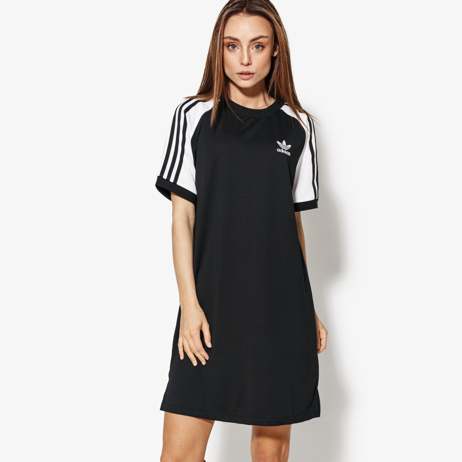 Femei rochii și fuste ADIDAS ROCHIE RAGLAN TRENINGS CE4961 Negru