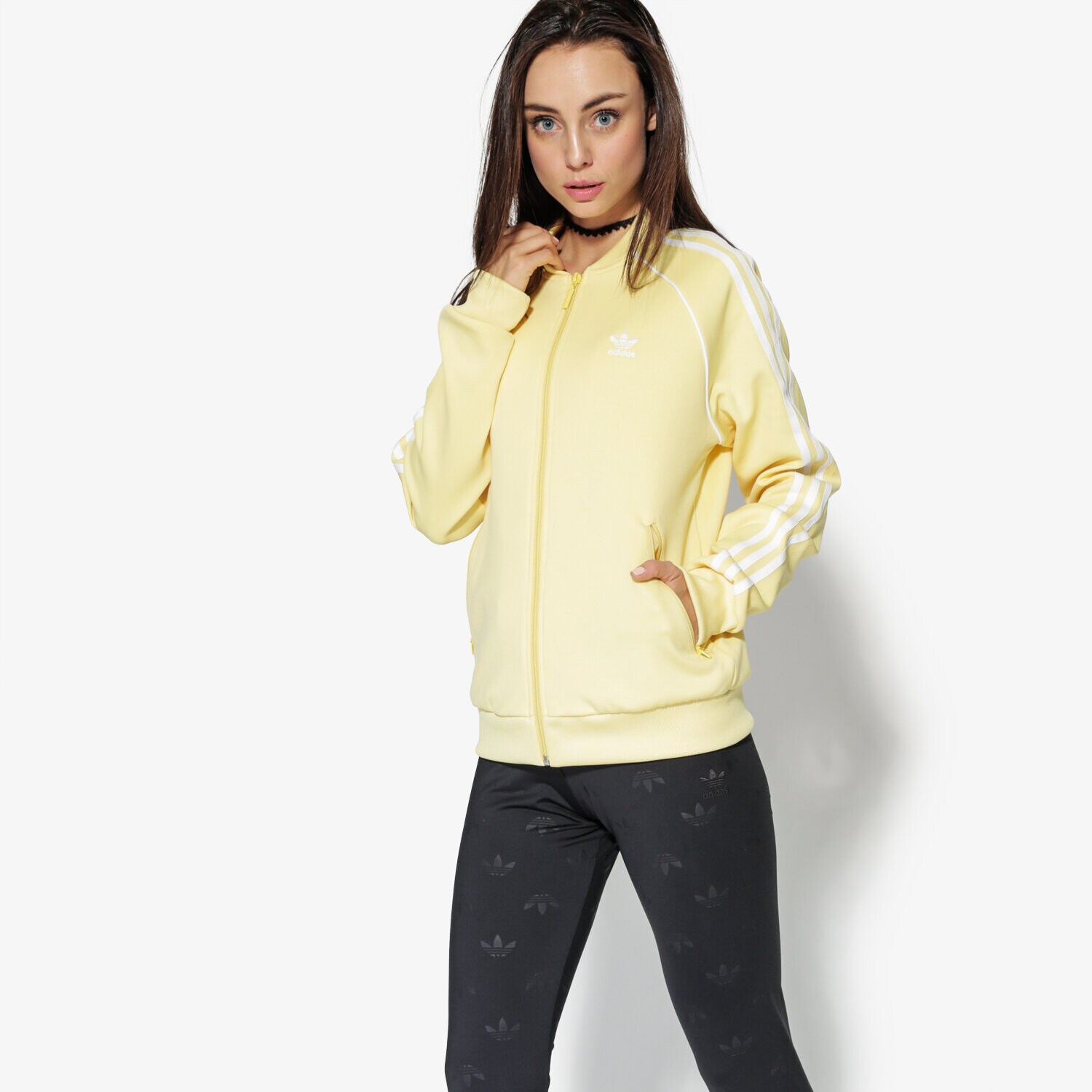 Femei bluză ADIDAS BLUZĂ SST TT CE2397 Galben