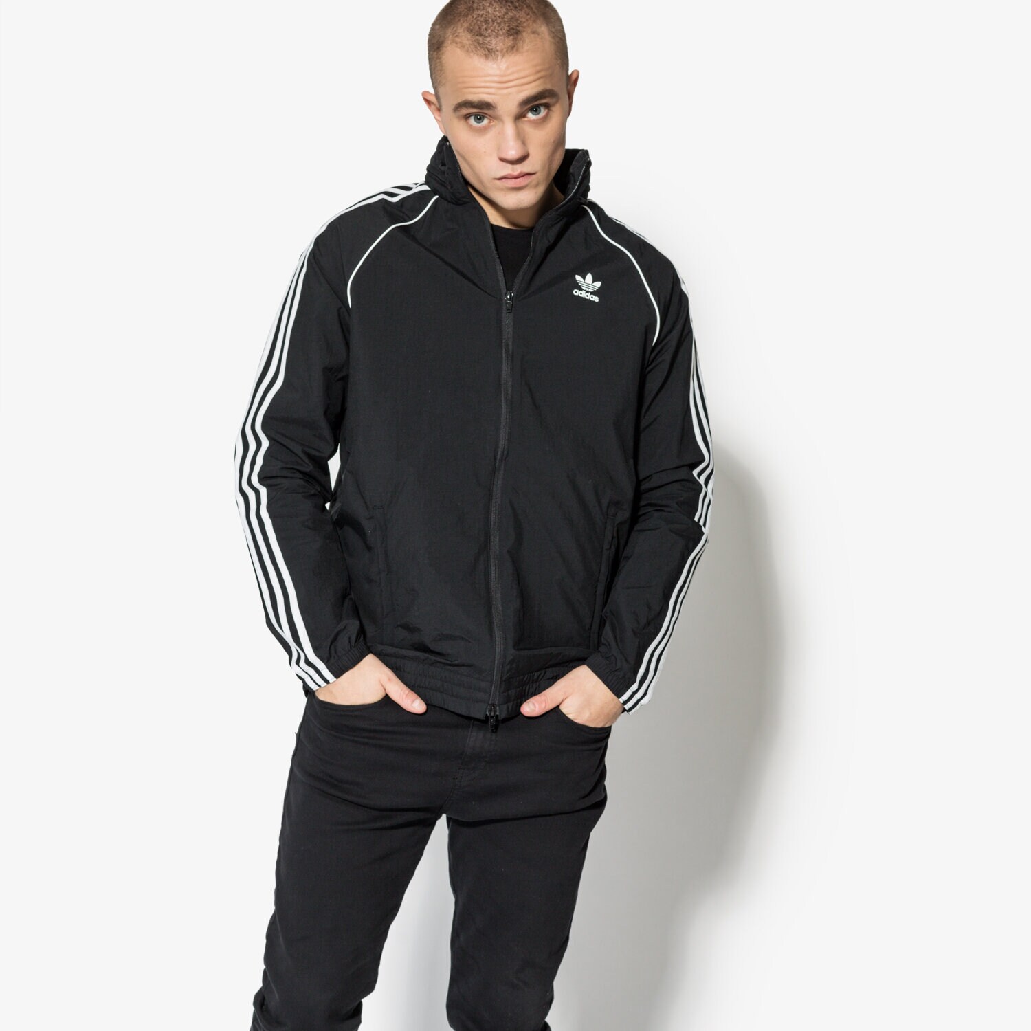 Bărbați jachetă ADIDAS JACHETĂ  SST WINDBREAKER CW1309 Negru