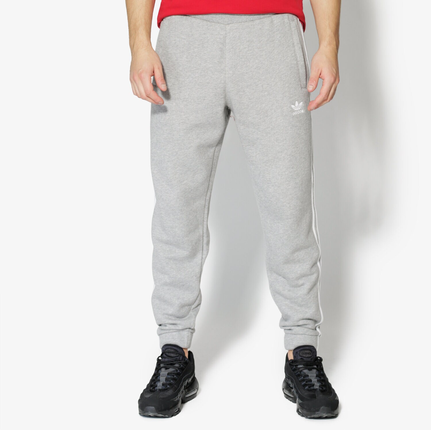 Bărbați pantaloni ADIDAS PANTALONI  3-STRIPES PANTS CY4569 Gri