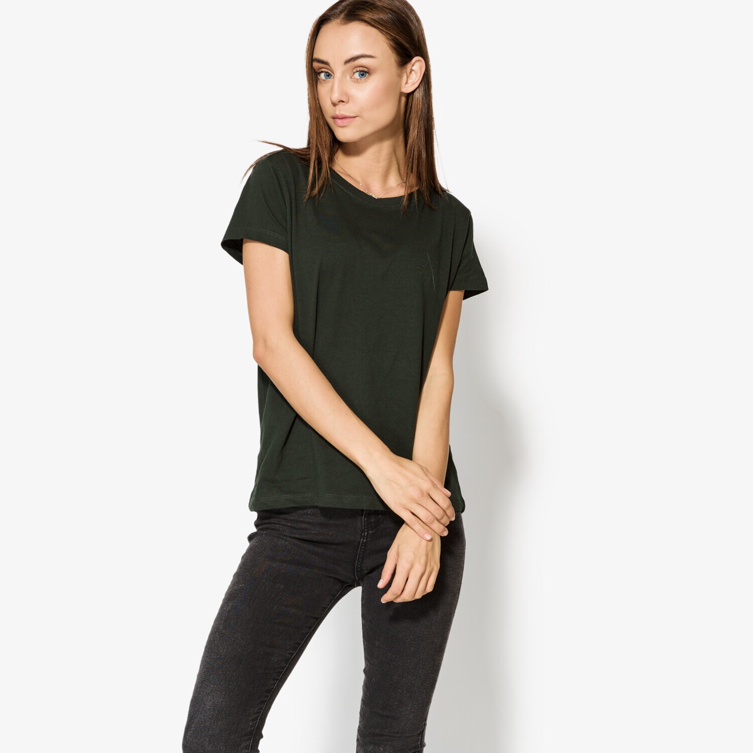 Femei tricou CONFRONT TRICOU SS TICTAC CF37TSD23001 Verde