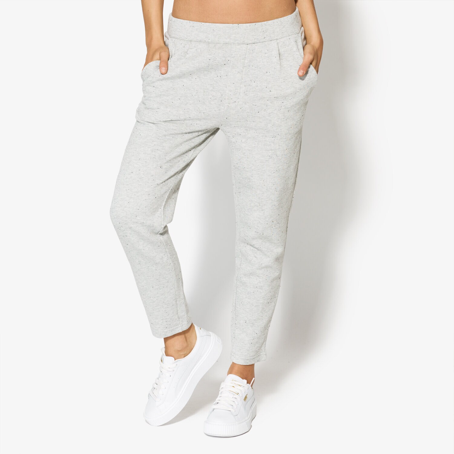 Femei pantaloni CONFRONT PANTALONI  ZORA CF37SPD04001 Gri