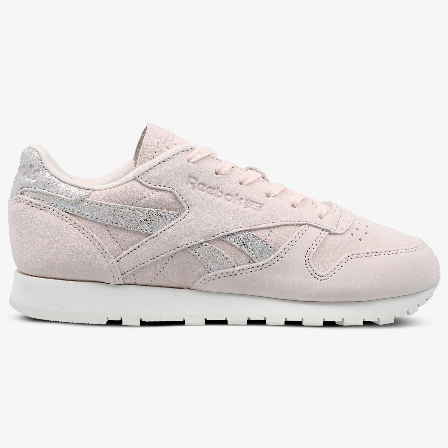 Femei pantofi sport REEBOK CL LTHR SHIMMER PALE PINK MATTE BS9865 Roz