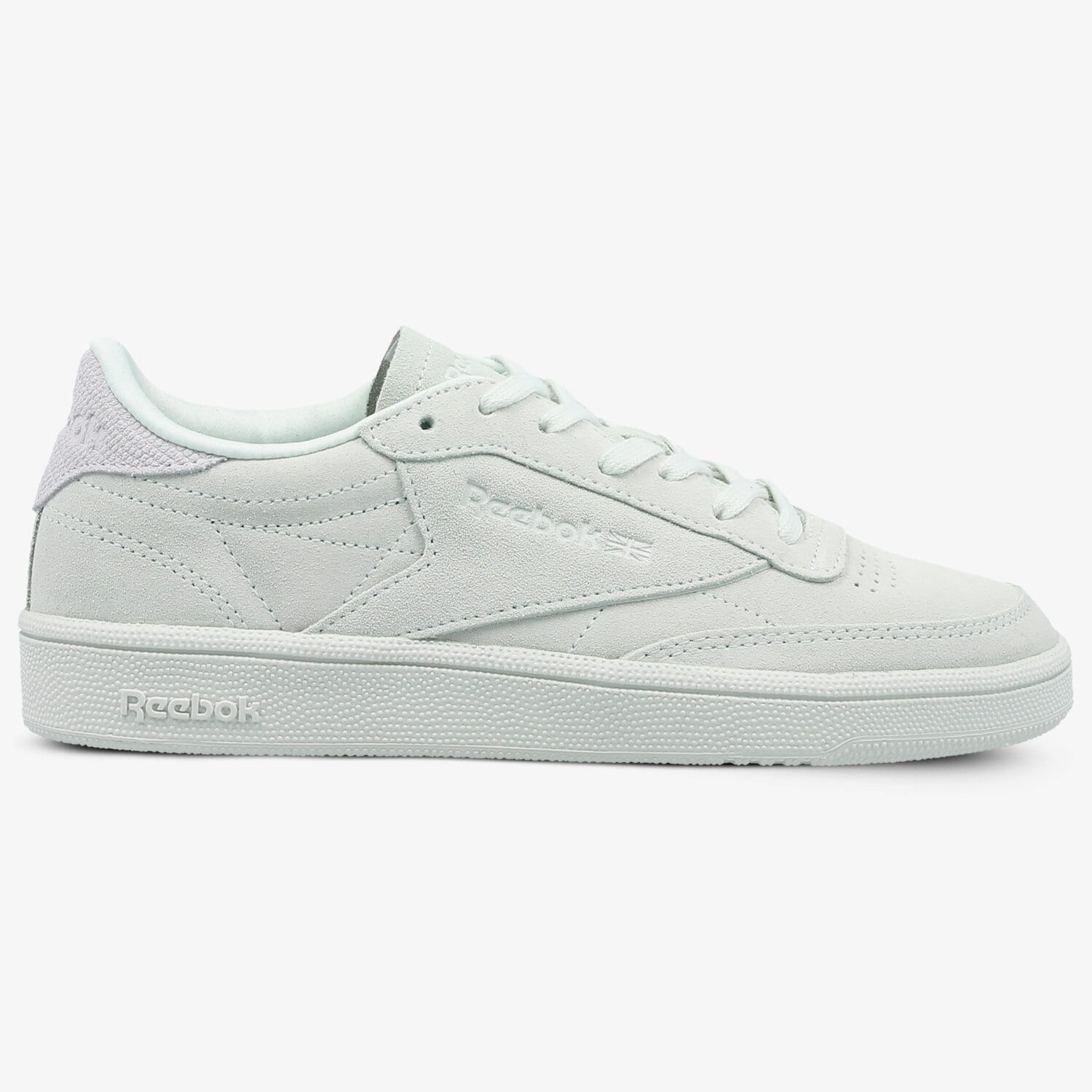 Femei pantofi sport REEBOK CLUB C 85 NUBUCK OPAL WHIT CM9054 Verde
