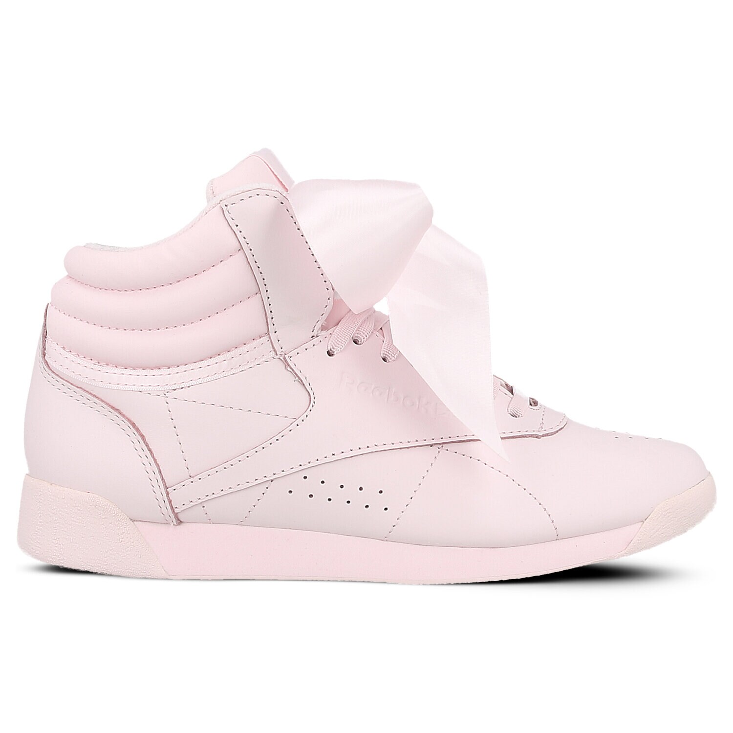 Femei pantofi sport REEBOK F S HI SATIN BOW PORCELAIN PINK SKULL GREY CM8905 Roz