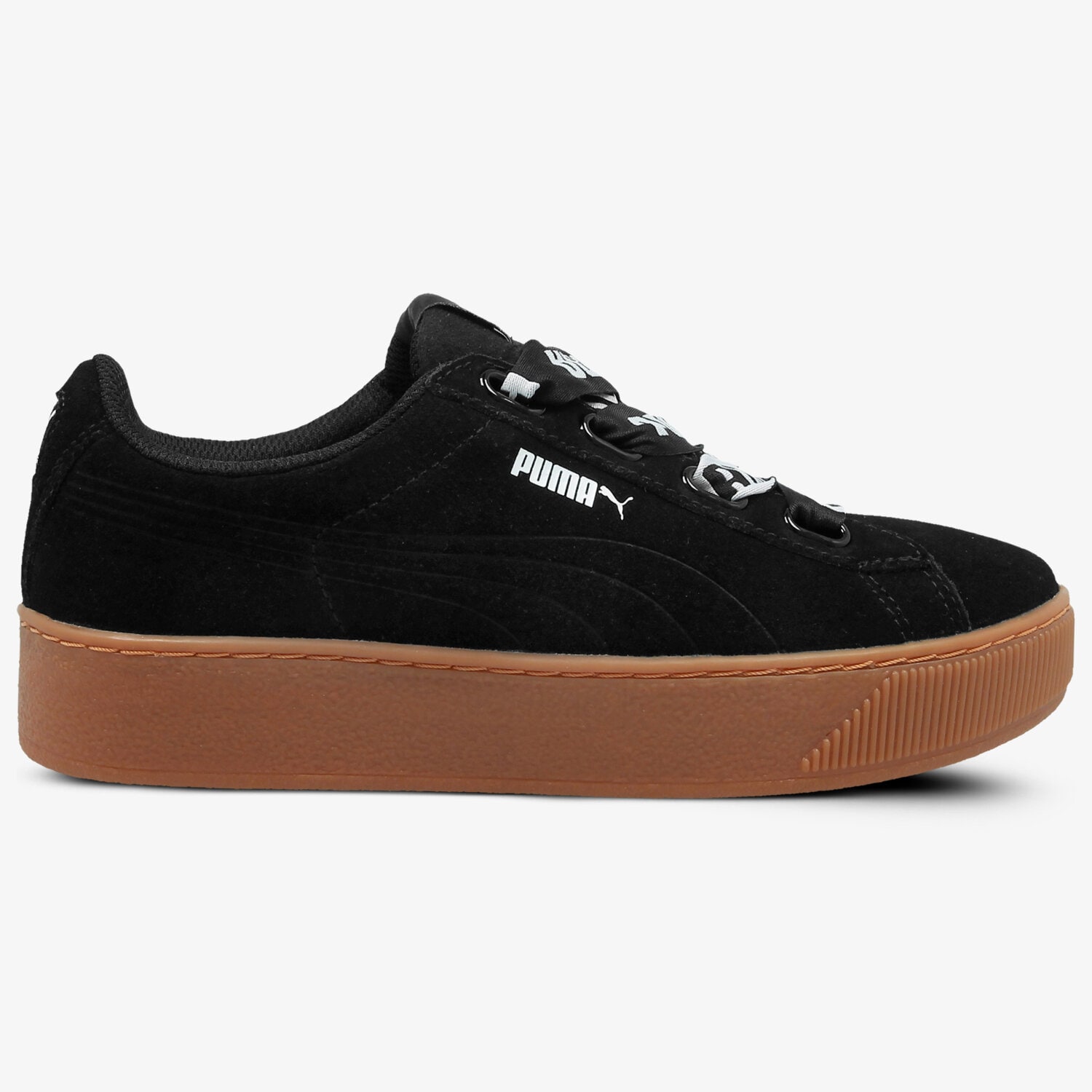 Femei pantofi sport PUMA VIKKY PLATFORM RIBBON MU 36531401 Negru
