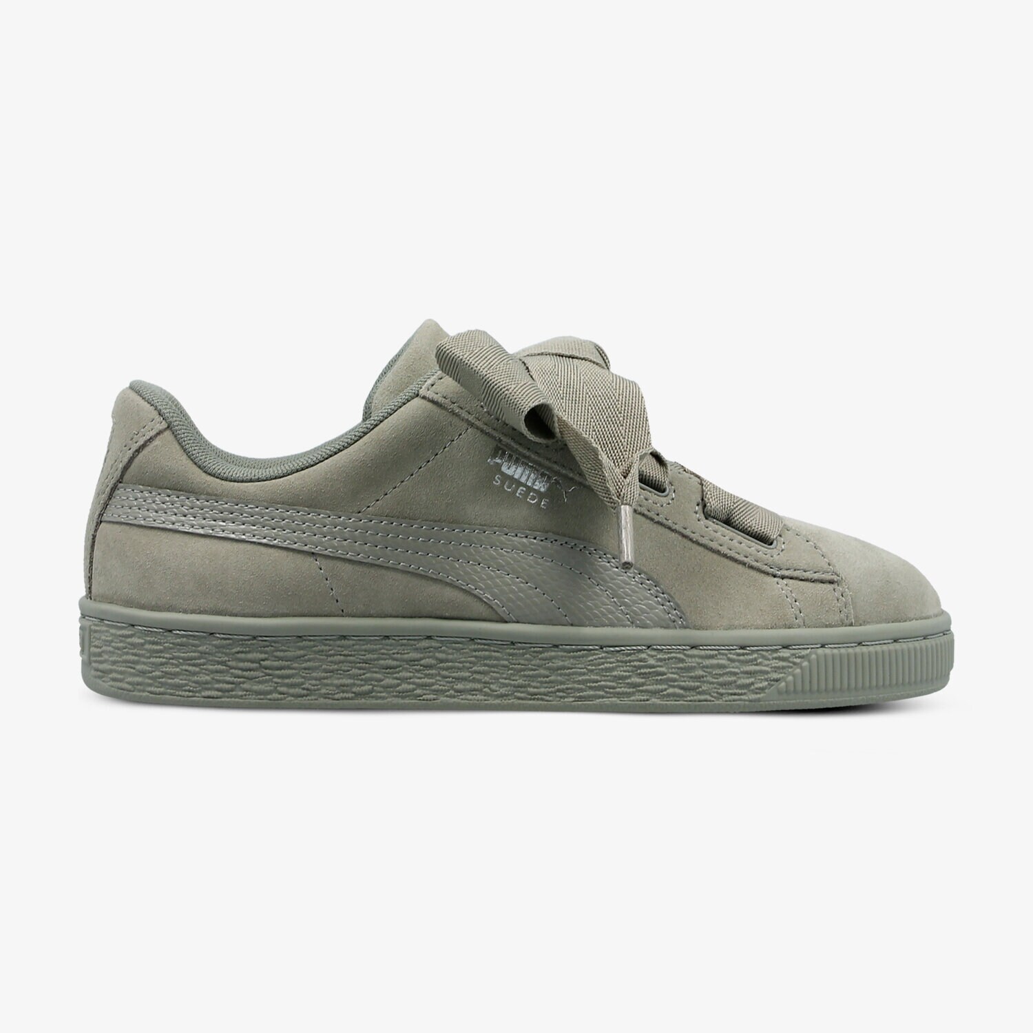 Copii pantofi sport PUMA SUEDE HEART SNK JR 36491804 Gri