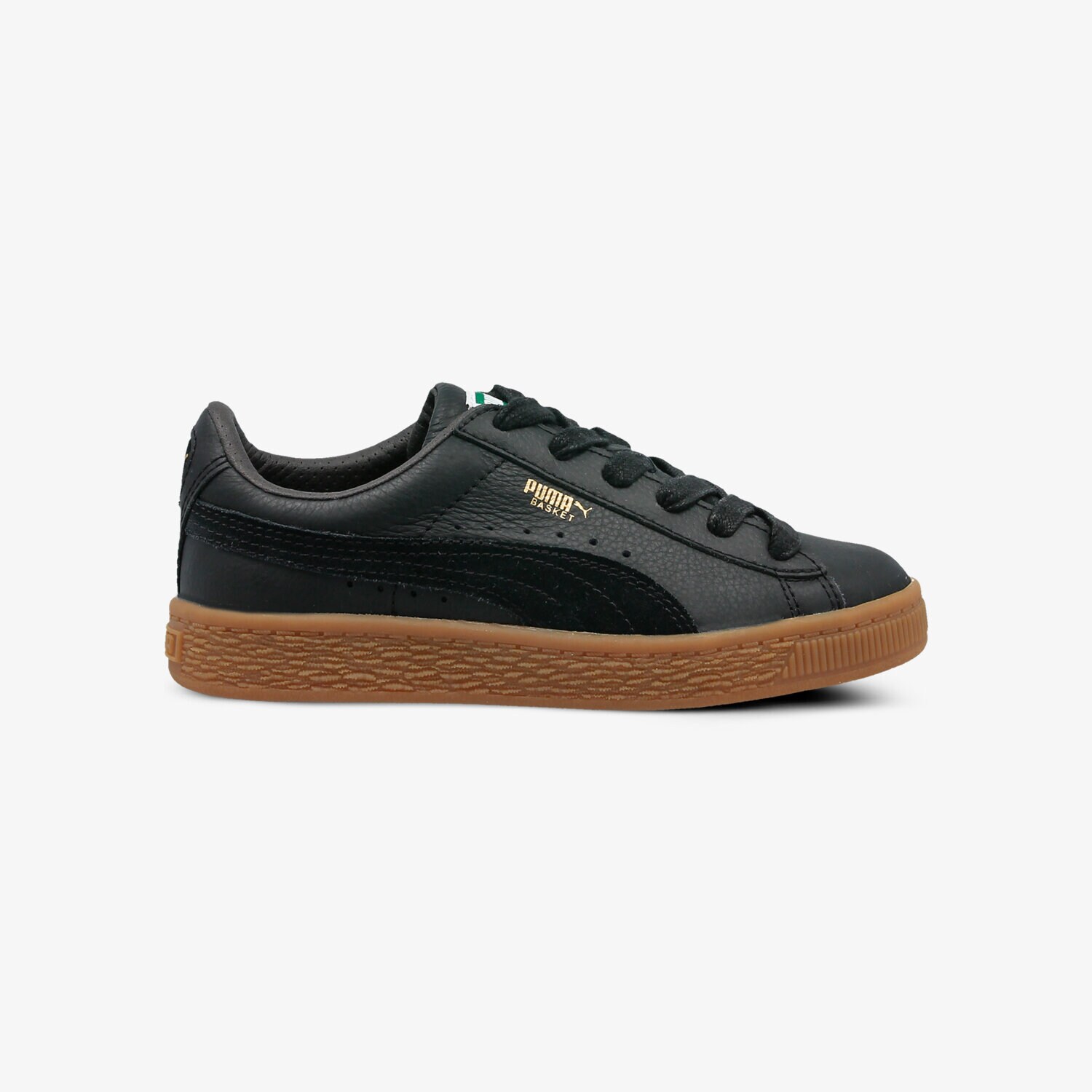 Copii pantofi sport PUMA BASKET CLASSIC GUM DELUXE PS 36507902 Negru