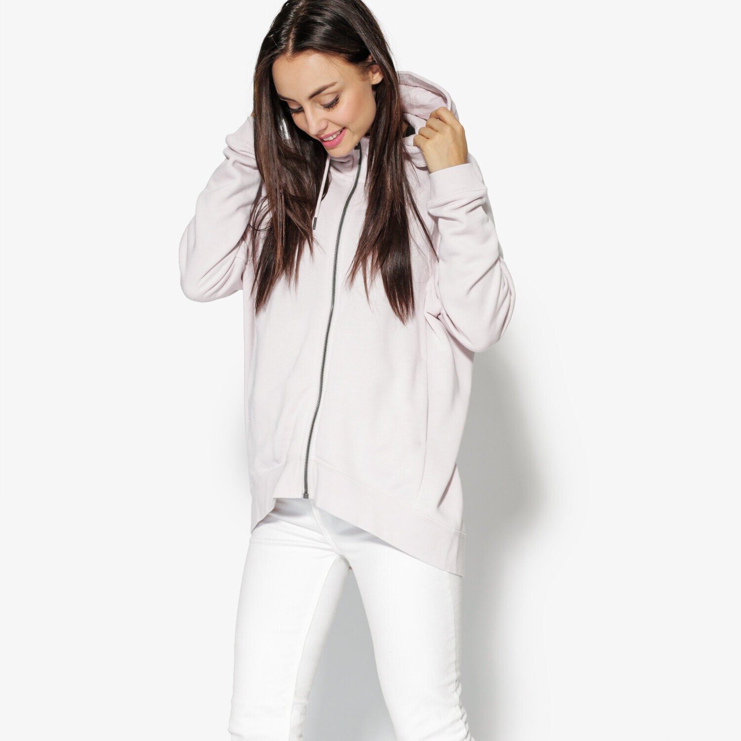 Femei bluză NIKE BLUZĂ W NSW MODERN CAPE 885595-699 Roz