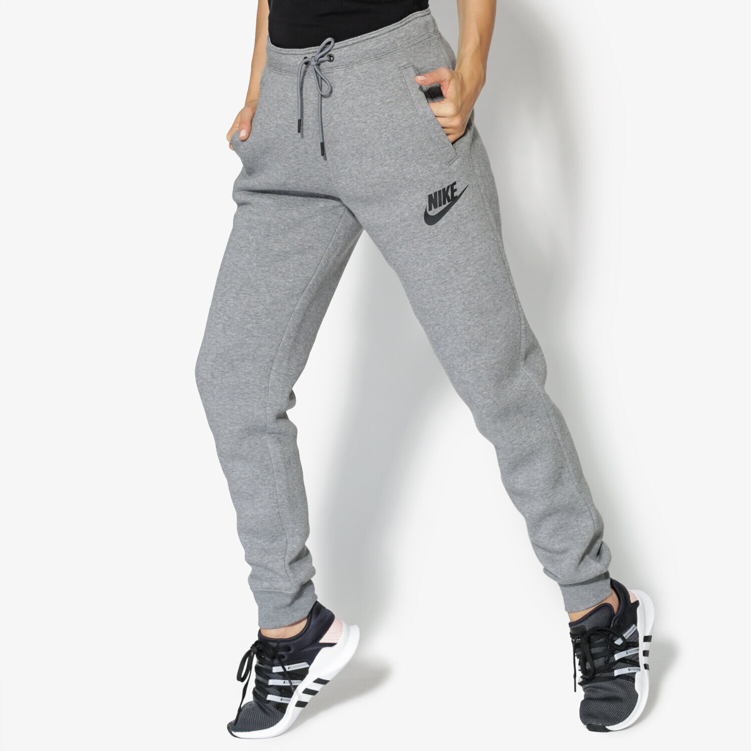 Femei pantaloni NIKE PANTALONI  W NSW RALLY PANT REG 894850-091 Gri
