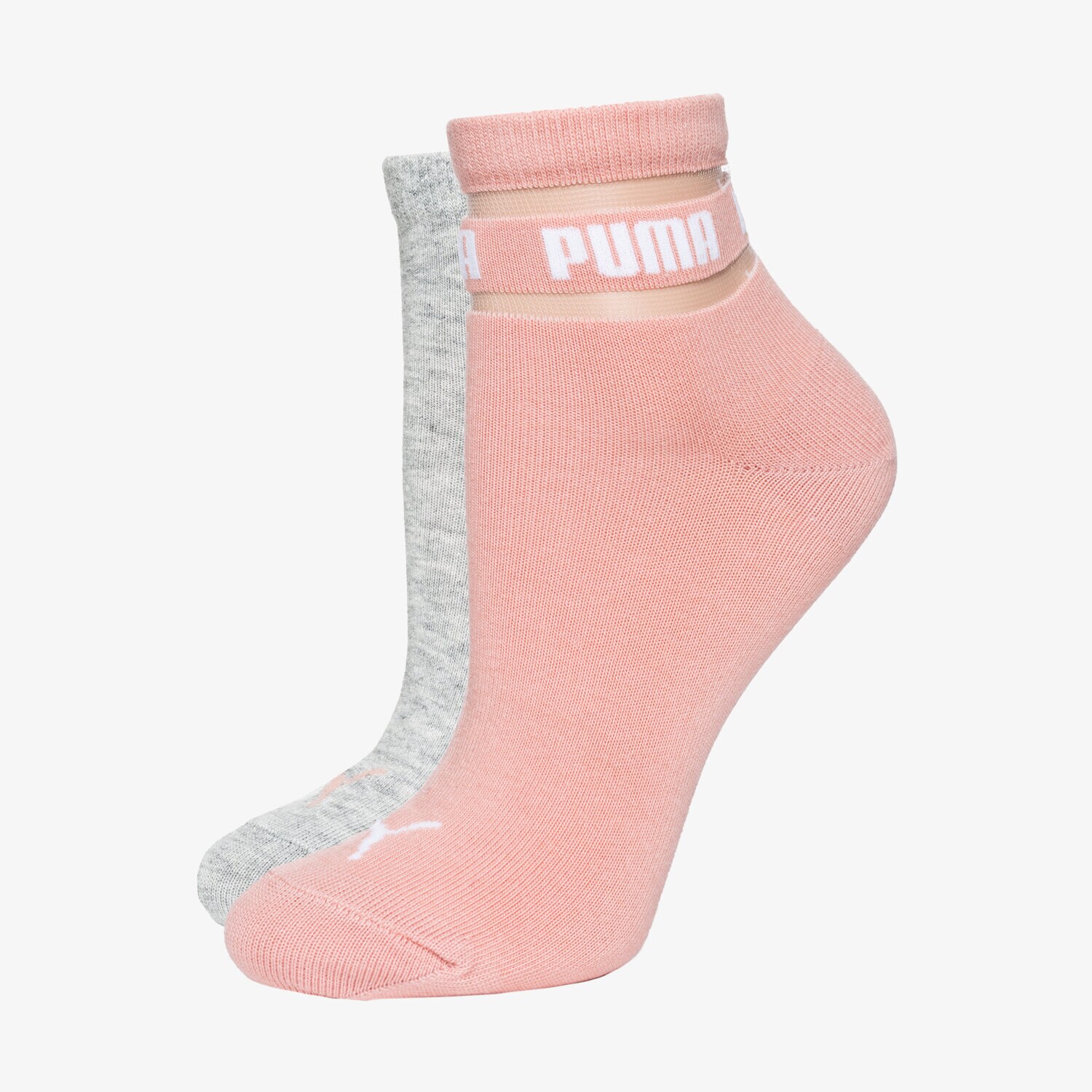 Femei șosete PUMA șOSETE PUMA QUARTER 2P WOMEN 90708803 Roz