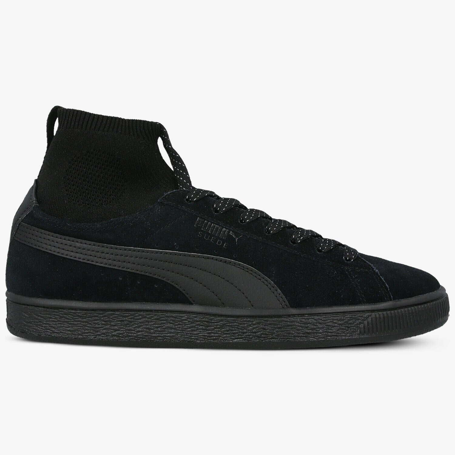 Barbați pantofi sport PUMA SUEDE CLASSIC SOCK 36407401 Negru