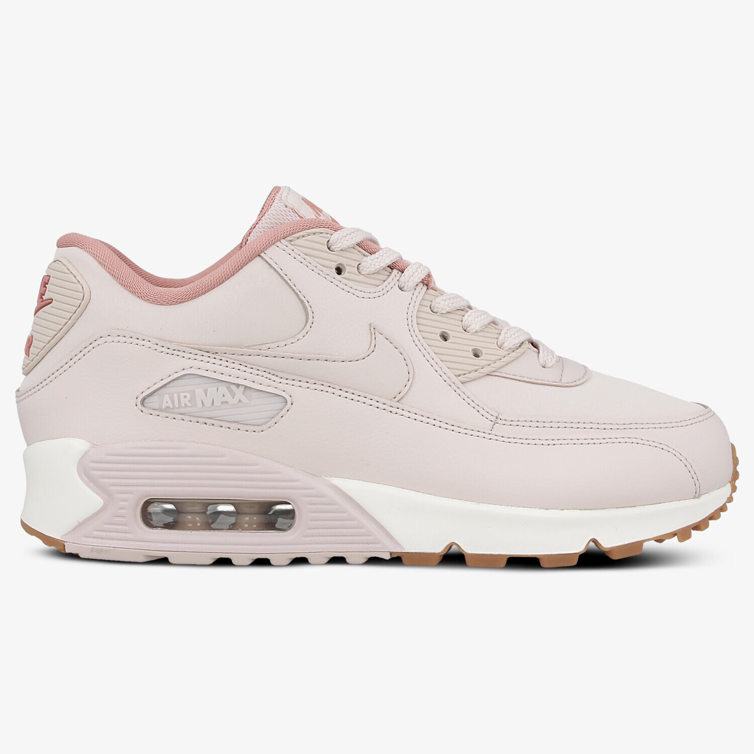 Femei pantofi sport NIKE WMNS AIR MAX 90 LEA 921304600 Roz