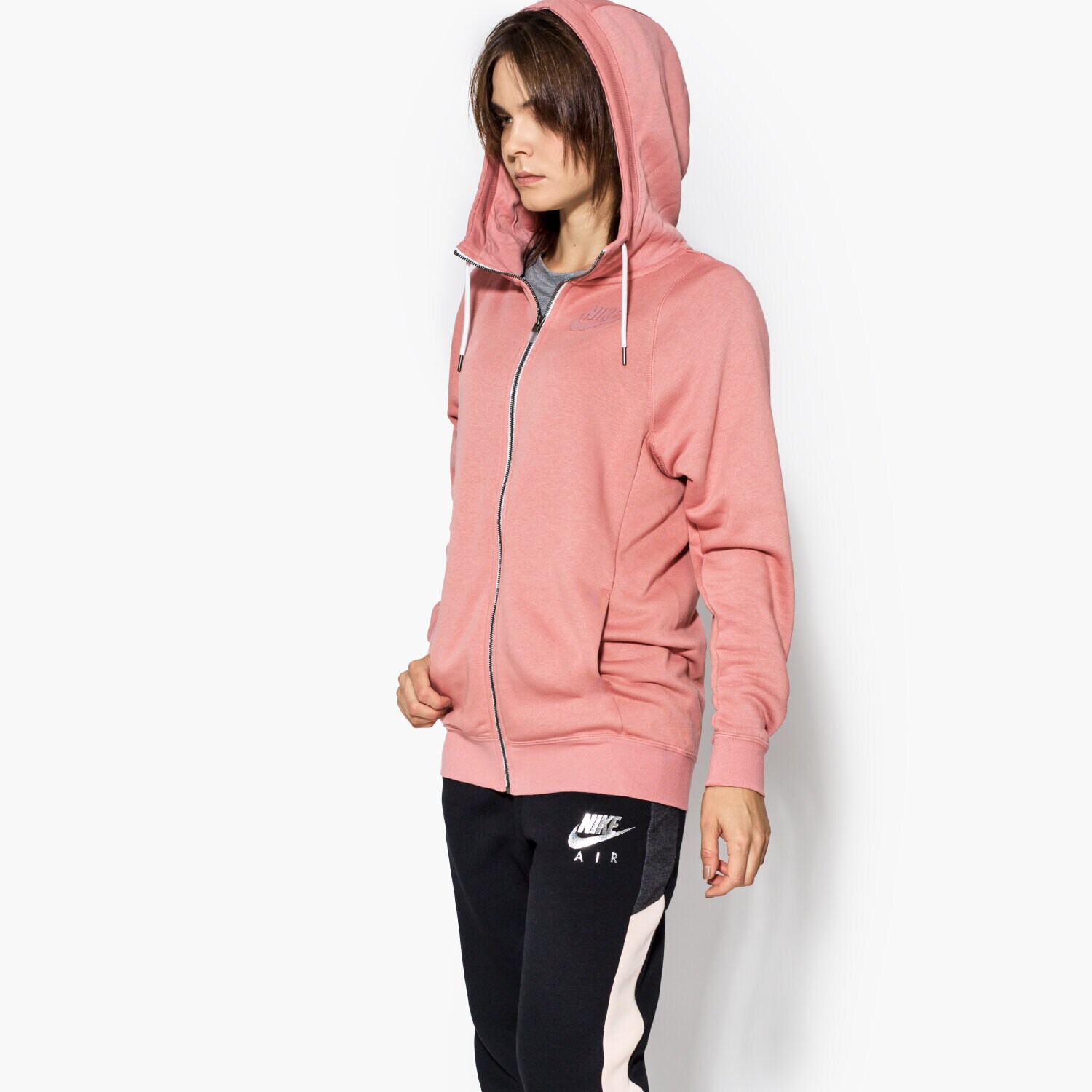 Femei bluză NIKE BLUZĂ MODERN HOODIE FZ 854985644 Roz
