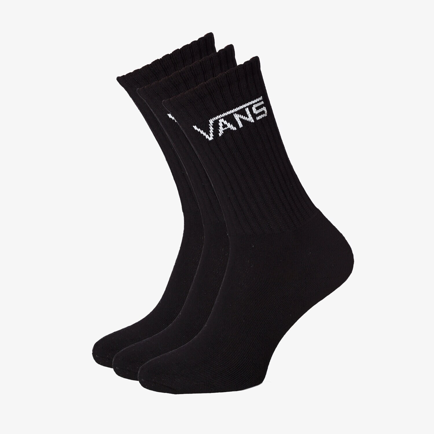 Femei șosete VANS șOSETE CLASSIC CREW (6.5-9, 3PK) VN000XRZBLK1 Negru