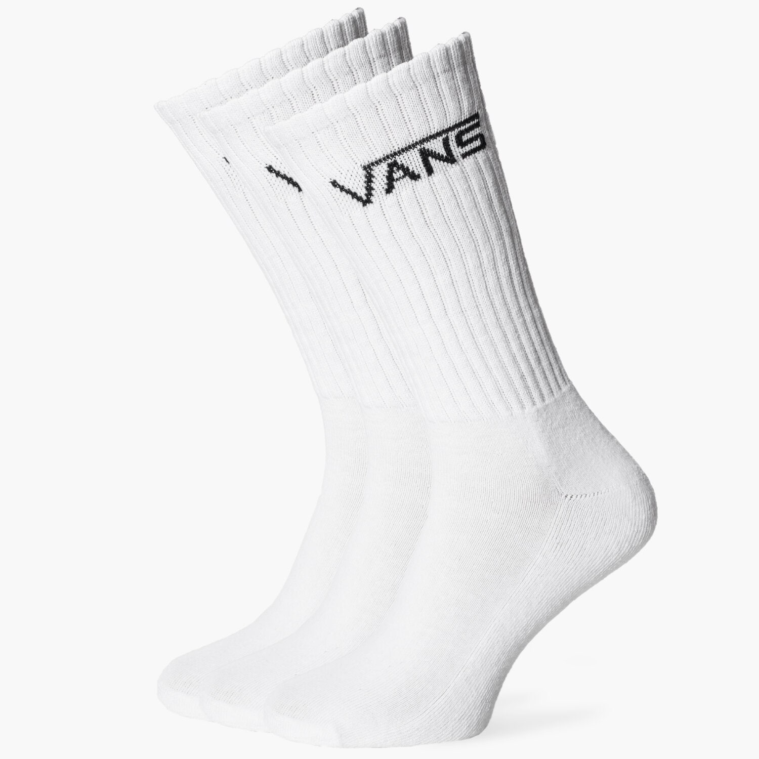 Femei șosete VANS șOSETE CLASSIC CREW (6.5-9, 3PK) VN000XRZWHT1 Alb