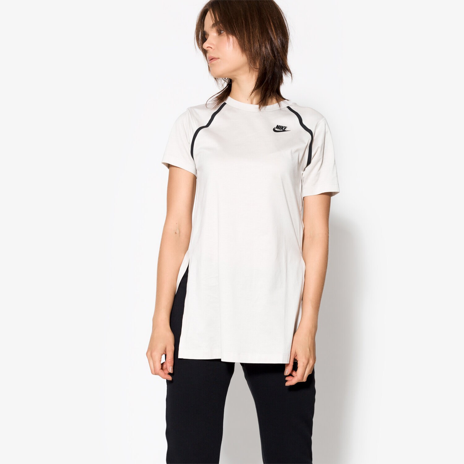 Femei tricou NIKE TRICOU LS TOP SS BND 867689072 Alb