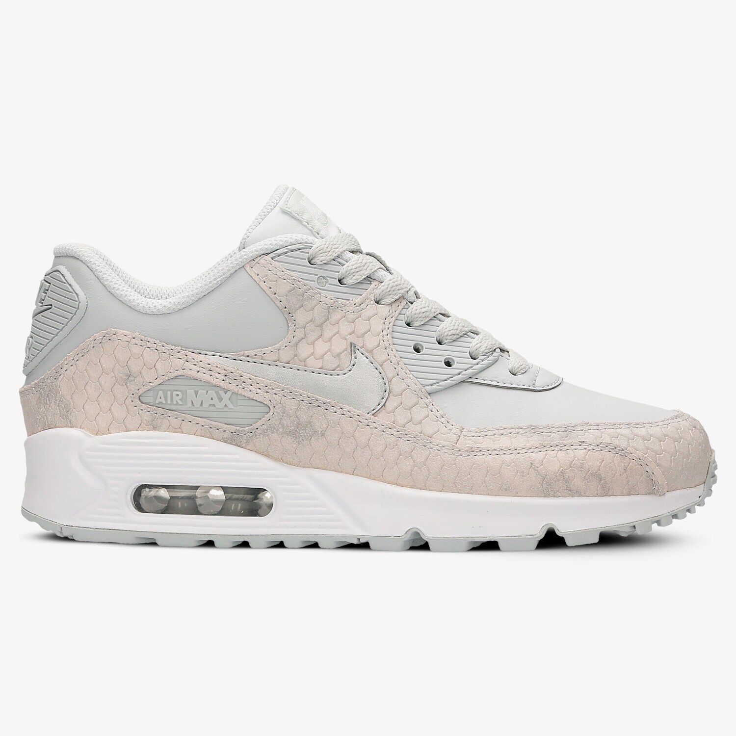 Femei pantofi sport NIKE WMNS AIR MAX 90 PRM 896497004 Gri