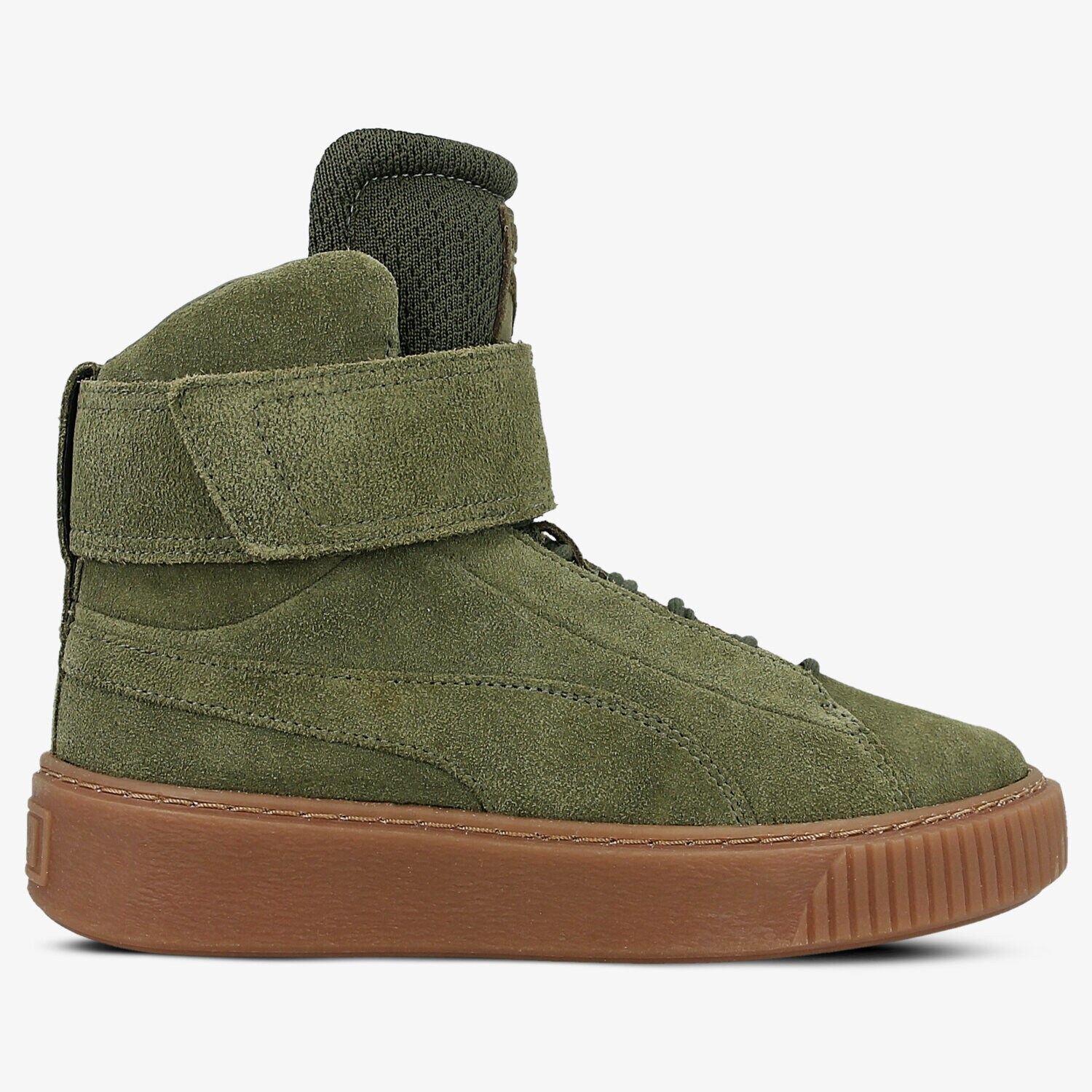 Femei pantofi sport PUMA PLATFORM MID OW WN'S 36458801 Verde