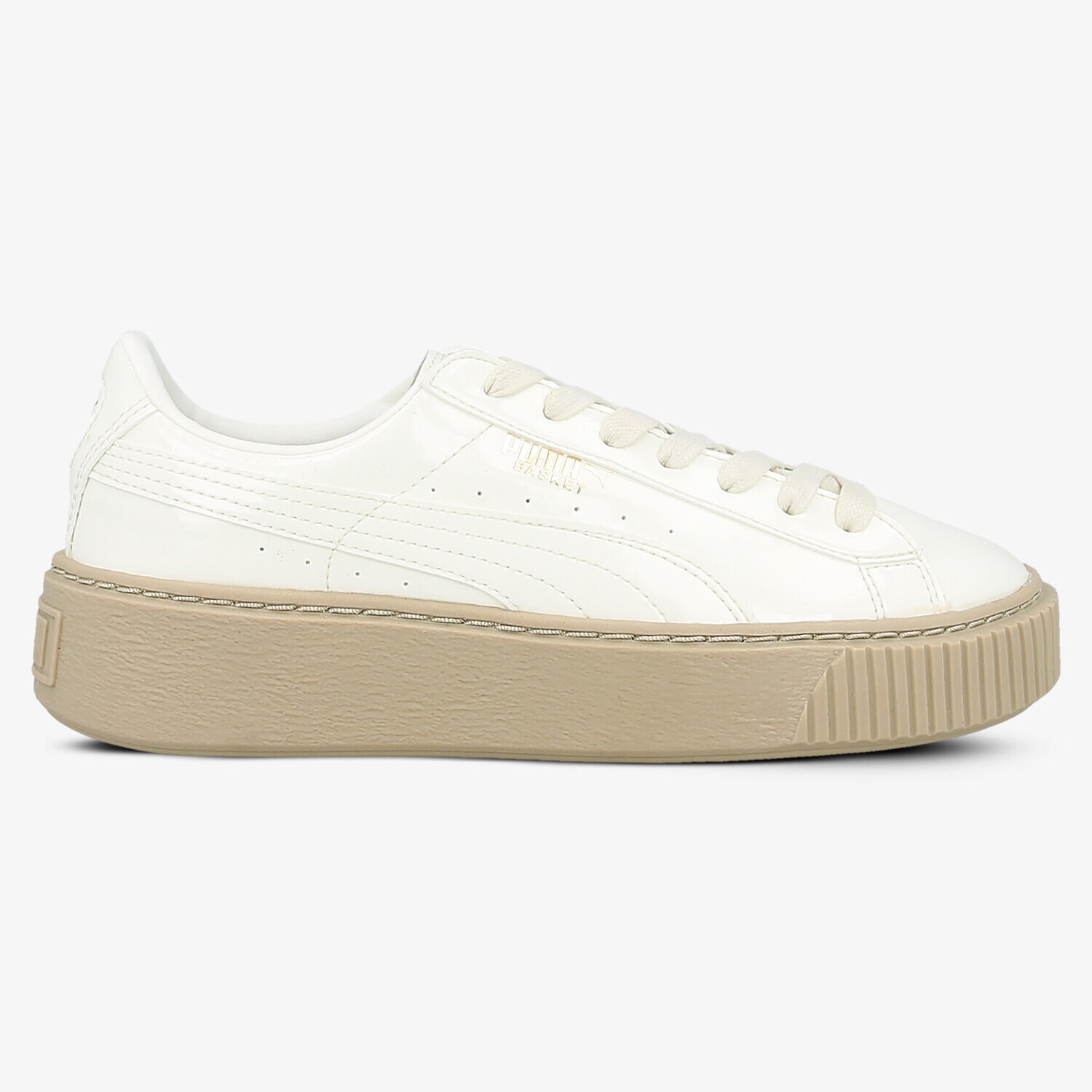 Femei pantofi sport PUMA BASKET PLATFORM PATENT WN'S 36331405 Alb