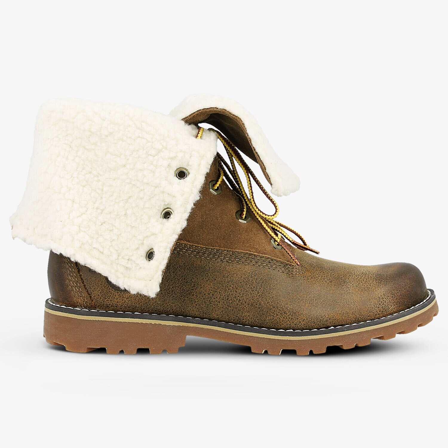 Copii ghete TIMBERLAND SHEARLING 6 INCH BOOT A1BXZ Maro