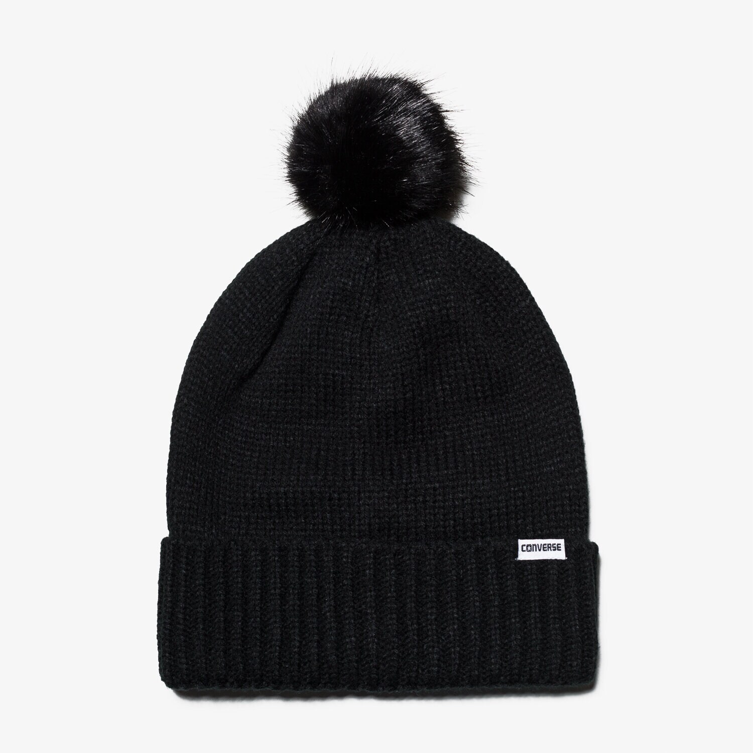 Copii căciulă CONVERSE CACIULA DE IARNĂ FUR POM KNIT 562414 Negru