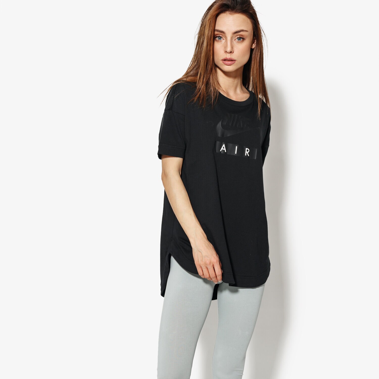 Femei tricou NIKE TRICOU SS W NSW TOP LOGO AIR AA1720-010 Negru